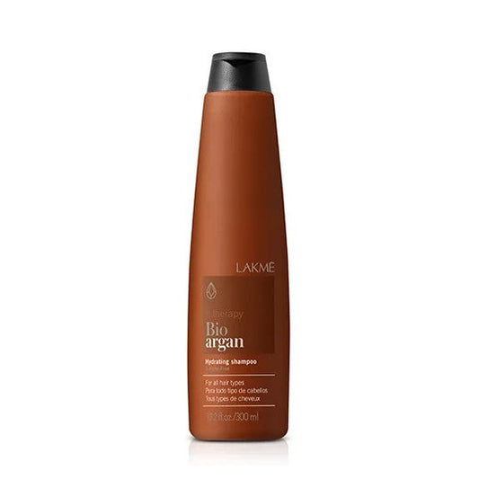 Lakme shampoo bottle on a white background