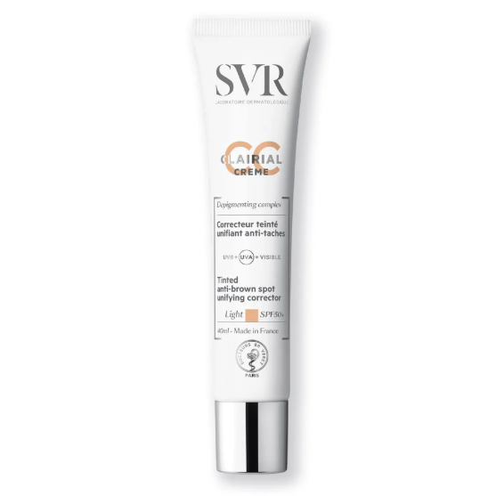 Tube of SVR Clairial Creme on a white background