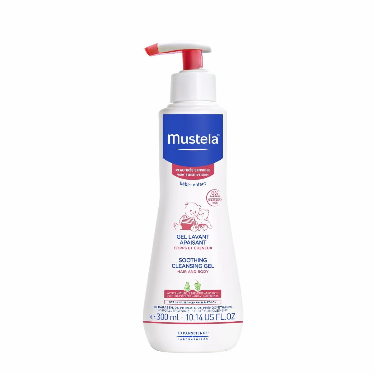 Mustela Gel Lavant Apaisant Soothing Baby Wash 300ml