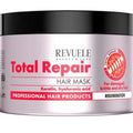 Revuele Total Repair hair mask jar on a white background