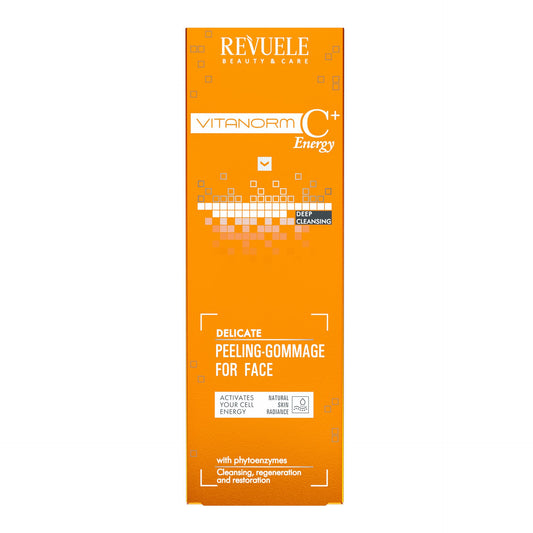 Revuele Vitanorm C+ Energy skincare product packaging on a white background
