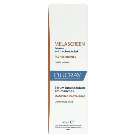 Ducray Melascreen serum packaging on a white background